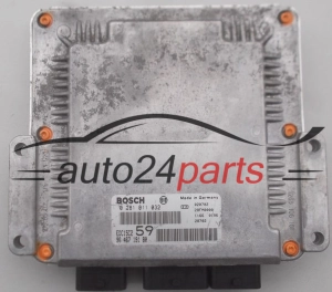 Μονάδα Ελέγχου Κινητήρα CITROEN PEUGEOT 2.0 HDI BOSCH 0 281 011 032, 0281011032, 96 467 191 80, 9646719180, EDC15C2 