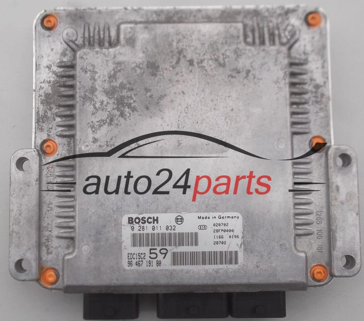 Μονάδα Ελέγχου Κινητήρα CITROEN PEUGEOT 2.0 HDI BOSCH 0 281 011 032,  96 467 191 80