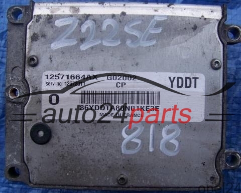calculateur moteur pour opel chevrolet, holden, vauxhall vectra c signum 2.2 z22se 
