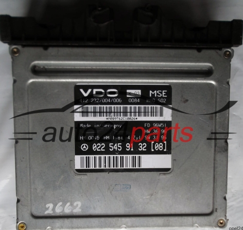calculateur moteur pour mercedes w202 s202 c-klass c180