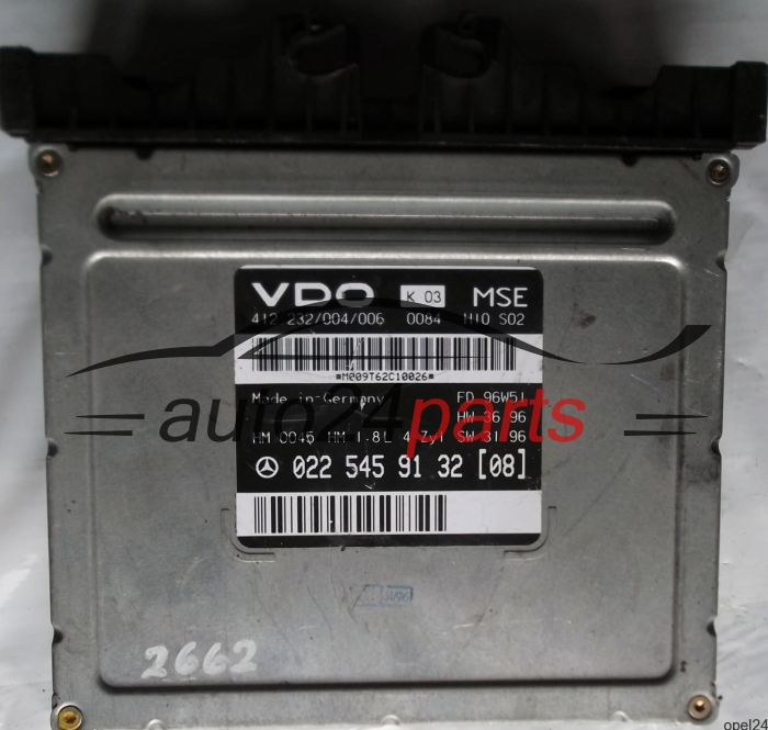calculateur moteur pour mercedes w202 s202 c-klass c180