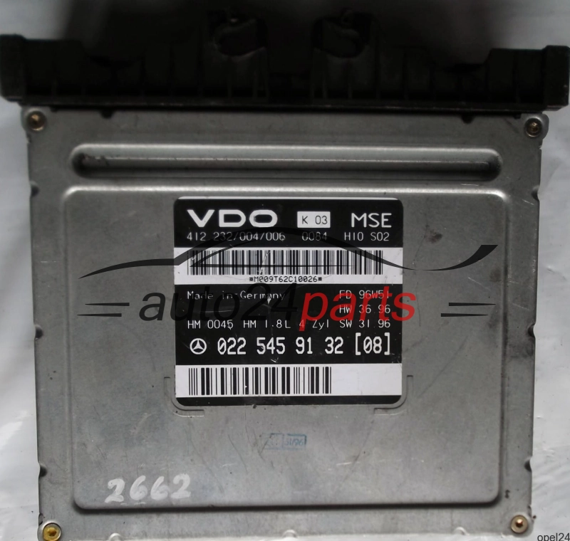 calculateur moteur pour mercedes w202 s202 c-klass c180
