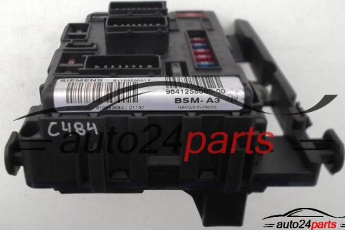 CAS CONTROL MODULE BSM CITROEN C5 2.0 HDI 9641258080-00, S11050000 F