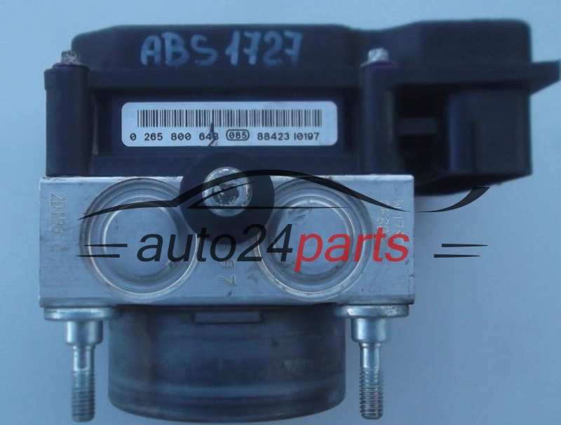 ABS POMPA I STEROWNIK FIAT 500 BOSCH 0 265 231 972,  51801319, 0 265 800 648