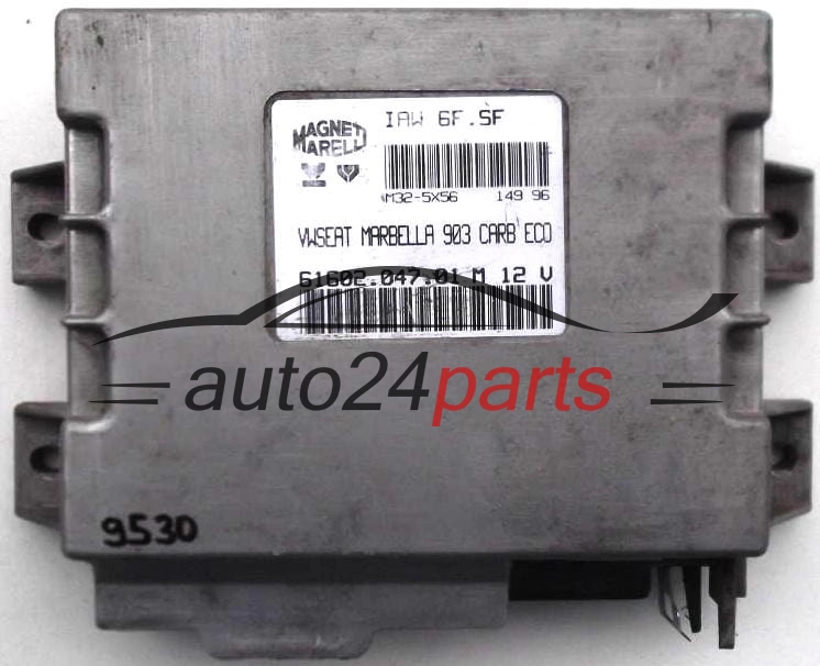 Μονάδα Ελέγχου Κινητήρα SEAT MARBELLA 0.9, MAGNETI MARELLI IAW 6F.SF, IAW6FSF, 61602.047.01, 6160204701