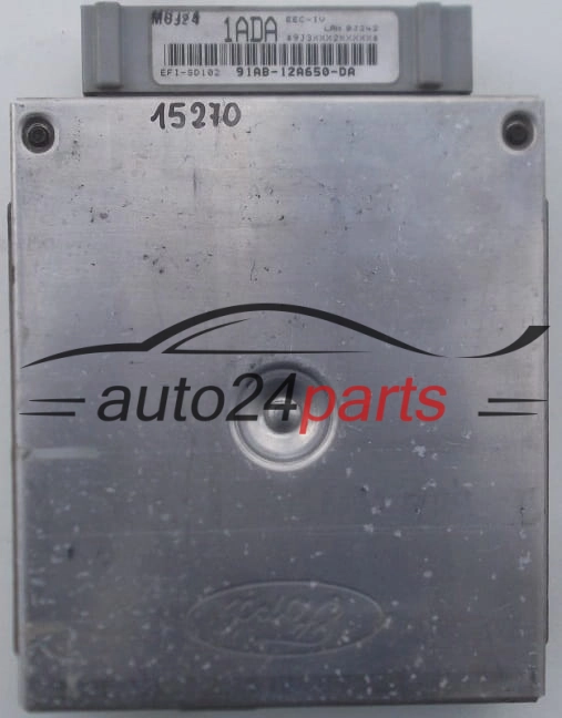 CENTRALINA MOTORE FORD ESCORT VISTEON 91AB-12A650-DA, 91AB12A650DA, 1ADA