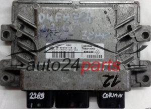 MOTORSTEUERGERÄT ECU STEUERGERÄT RENAULT CLIO 1.2 CONTINENTAL SIM32 S120202116A, S120202116 A, 120202116, 8200851165, 8200700600 