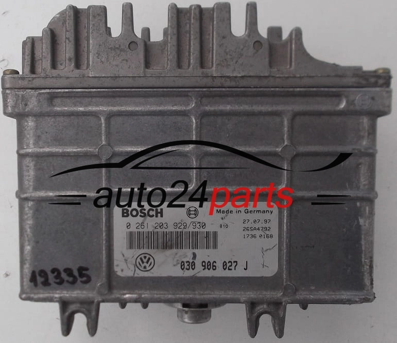 SEAT BOSCH 0 261 203 929930, 0261203929, 030 906 027 J, 030906027J