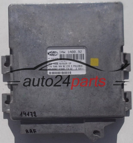 KOMPUTER STEROWNIK SILNIKA FIAT PALIO SIENA  MAGNETI MARELLI IAW 1ABB.92, IAW1ABB92, 46530987, 61600.774.02, 6160077402 - 23191