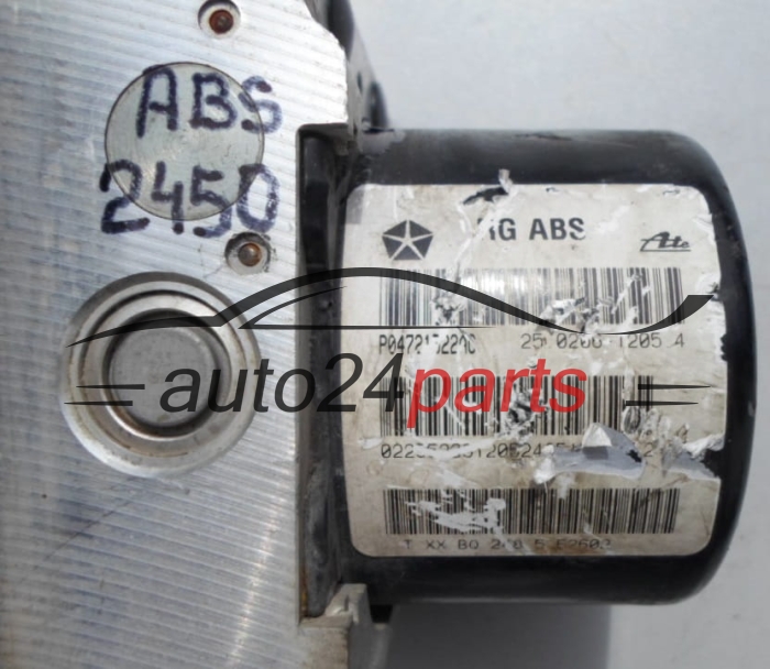 Αντλία αβς CHRYSLER VOYAGER P04721522AC, 25.0206-1205.4, 25020612054, 25.0926-4355.3, 25092643553