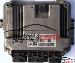ECU CENTRALITA DE MOTOR PEUGEOT 206 1.4 HDI BOSCH 0281010707, 0 281 010 707, 9653197180, 96 531 971 80, 9647785580, EDC16C3 82 SOFT 1039S03623
