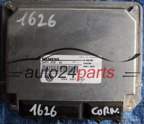 CALCULATEUR MOTEUR VW VOLKSWAGEN PASSAT 1.6 3B0907557, 3B0 907 557, SIEMENS 5WP4250 02, 5WP4 250 02