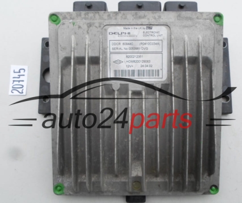 CENTRALINA DO MOTORE RENAULT CLIO 1.5 DCI R0410C034A, 8200212351 