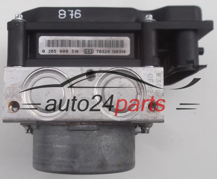 ABS CENTRALINA POMPA RENAULT MEGANE BOSCH 0265232067, 8200 737 985, 8200737985, 0 265 800 519, 0265800519