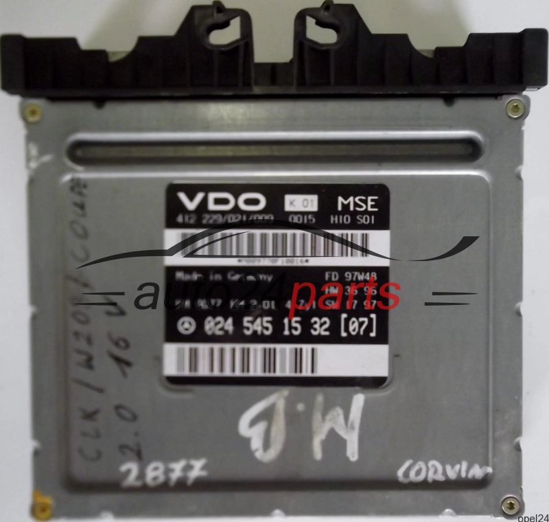 calculateur moteur pour mercedes w208, clk200