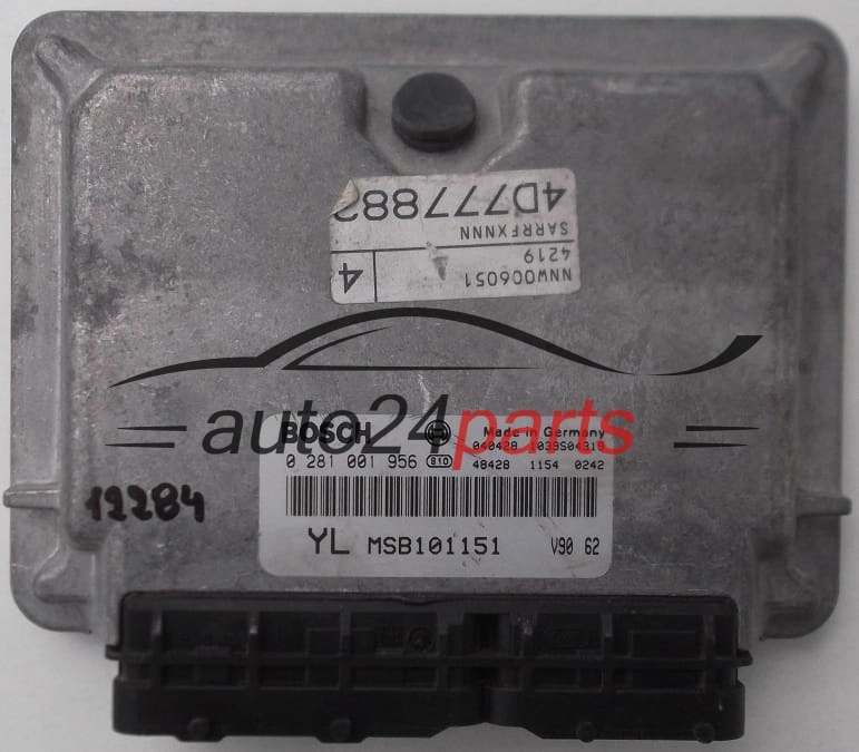  KOMPUTER STEROWNIK SILNIKA ROVER 25 45 MG ZR 2.0 BOSCH 0281001956