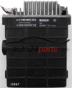 KOMPUTER STEROWNIK SILNIKA MERCEDES 190 W124, BOSCH 0 280 800 206, 0280800206, 005 545 57 32, 0055455732 - 