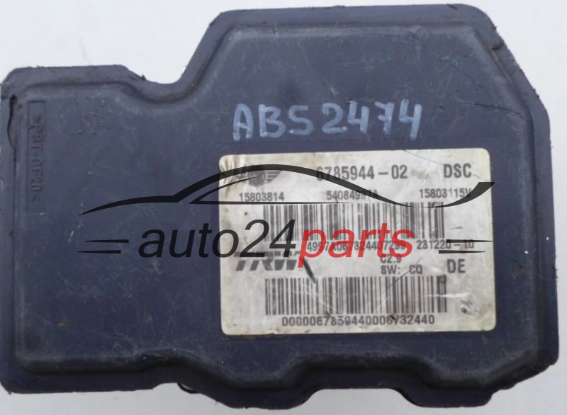 ABS PUMP MINI COOPER 67288072, 6785944-02, 678594402, 15803814