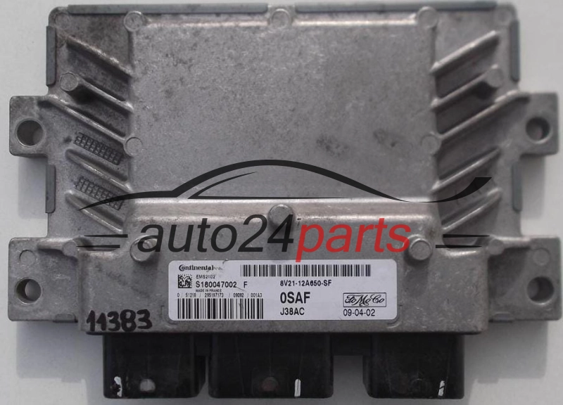 KOMPUTER STEROWNIK SILNIKA FORD FIESTA 1.2 EMS2102 S180047002F