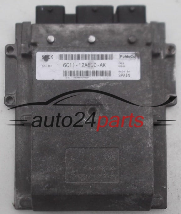 ECU ENGINE CONTROLLER FORD TRANSIT 2.4 TDCI FoMoCo 6C11-12A650-AK,  9DCK 
