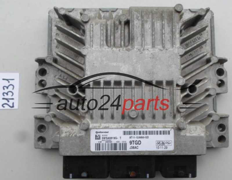 KOMPUTER STEROWNIK SILNIKA FORD TRANSIT 2.0 TDCI Continental 5WS40819G-T, 5WS40819GT, FoMoCo 9T11-12A650-GD, 9T1112A650GD, 9TGD, SID206