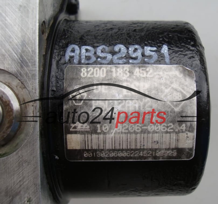 ABS POMPA I STEROWNIK RENAULT LAGUNA 8200 183 452 C, 8200183452C, P5CT2AAY2, ATE 10.0206-0062.4, 10020600624, 10.0960-1420.3, 10096014203