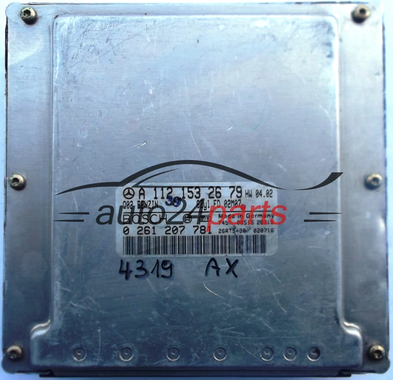 calculateur moteur pour mercedes w209, clk 320 