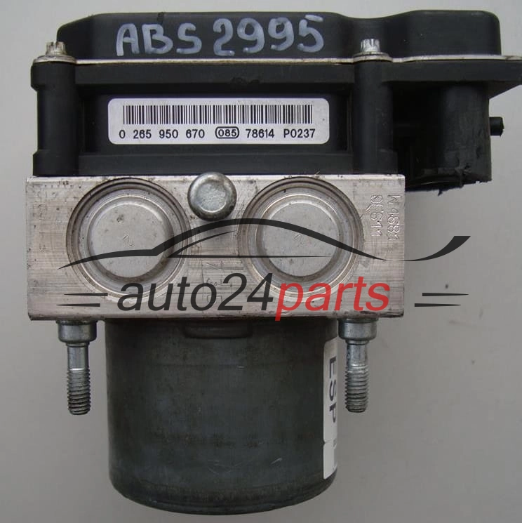 Αντλία αβς FIAT BRAVO BOSCH 0 265 235 291, 0265235291, 51789679, 0265950670