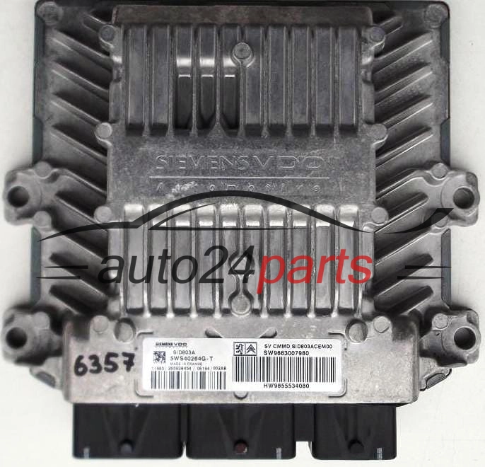 ECU ENGINE CONTROLLER PEUGEOT 407 2.0 HDI 5WS40264G-T