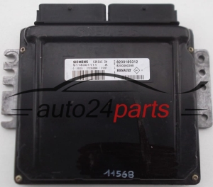Μονάδα Ελέγχου Κινητήρα RENAULT CLIO SIEMENS S118301111 A, S118301111A, 8200189312, 8200080285