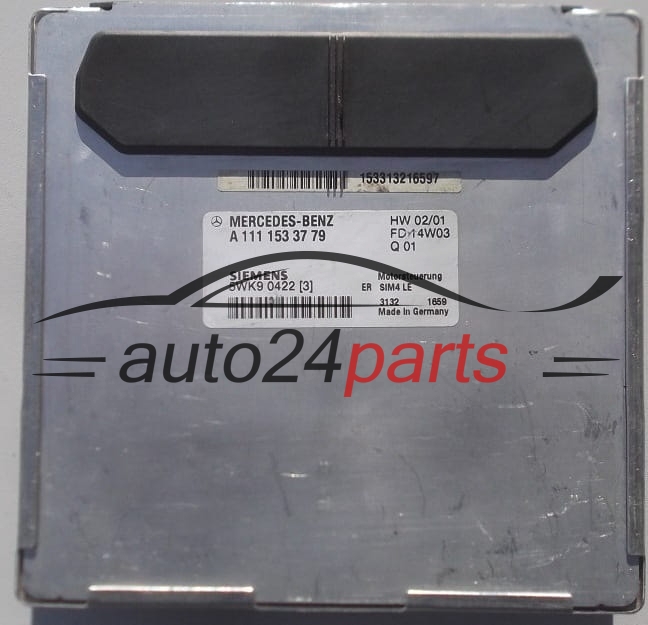 CENTRALINA DO MOTORE MERCEDES SIEMENS 5WK9 0422 (3) A 111 153 37 79