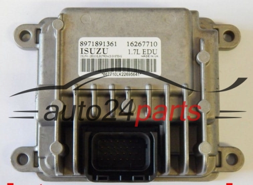 ECU Centralina EDU bomba de injeção OPEL ASTRA CORSA COMBO MERIVA 1.7 DTI ISUZU 8971891361, Delphi Delco 16267710 