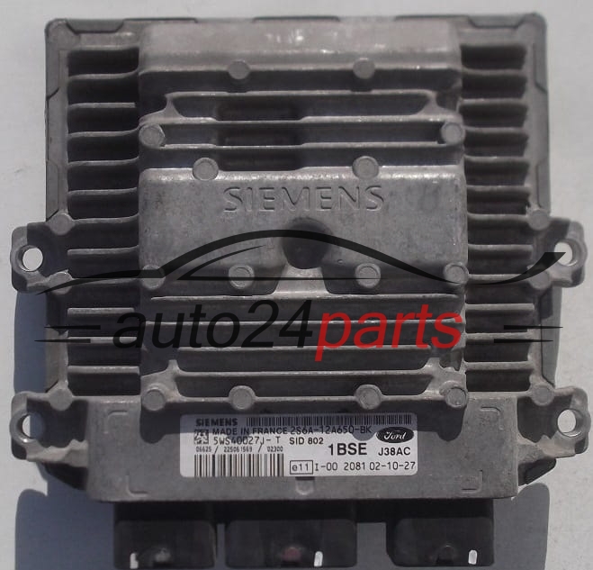 Μονάδα Ελέγχου Κινητήρα FORD FIESTA 1.4 TDCI SIEMENS 5WS40027J-T
