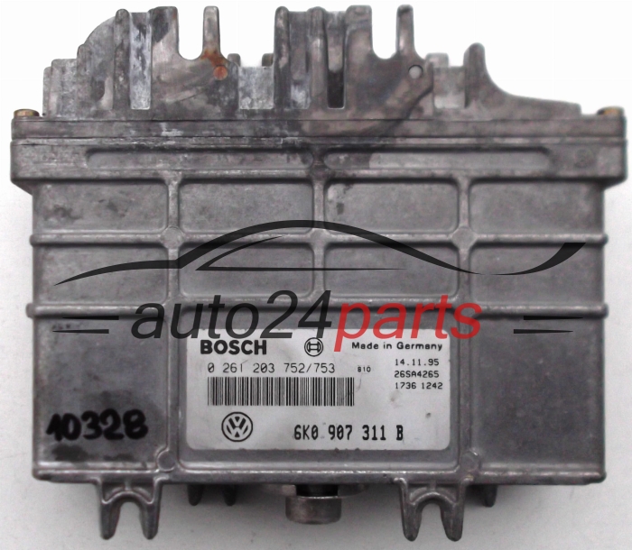 SEAT CORDOBA 1.6 6K0907311B, 6K0 907 311 B, BOSCH 0261203752/753, 0 261 203 752, 0261203753 