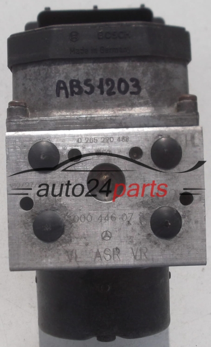 BOMBA HIDRAULICA Y CENTRALITA ABS MERCEDES SPRINTER BOSCH 0 265 220 488, 0265220488, A 000 446 07 89, 0004460789, 0 273 004 311, 0273004311