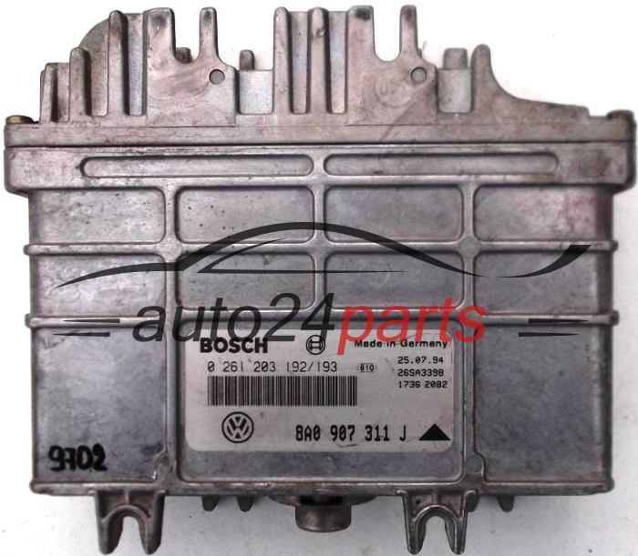 KOMPUTER STEROWNIK SILNIKA SEAT TOLEDO CORDOBA, 1.6, BOSCH 0261203192/193, 8A0907311J