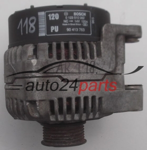 Γεννήτρια OPEL OMEGA B 3.0 X30XE BOSCH 0 123 510 062, 0123510062, 90 413 763 PU, 90413763 PU,  120A 
