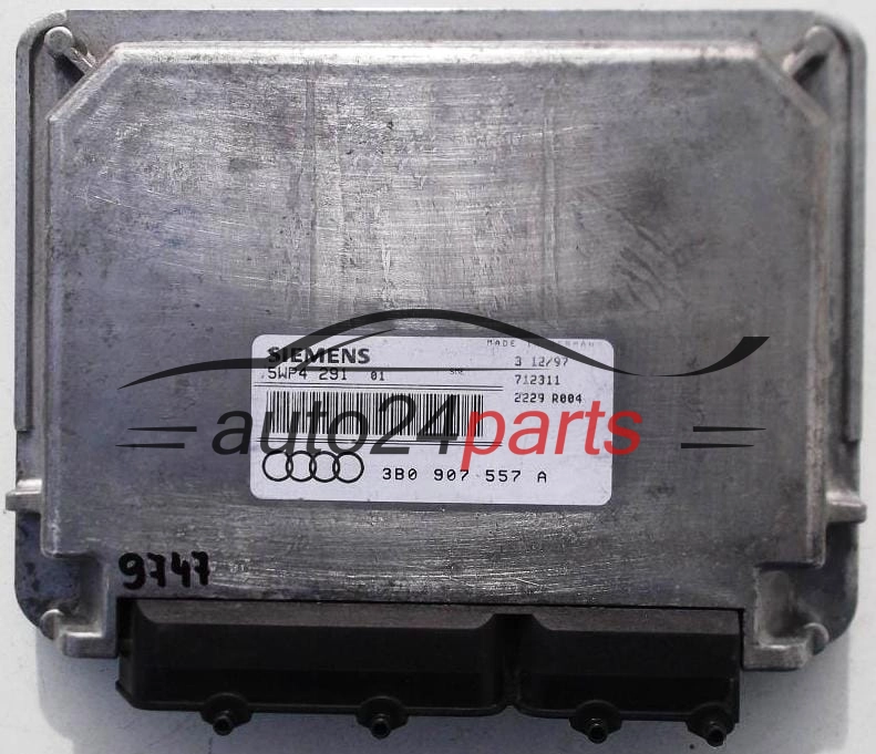 KOMPUTER STEROWNIK SILNIKA AUDI A4, VW PASSAT 1.6, SIEMENS 5WP4 291, 5WP4291, 3B0 907 557 A, 3B0907557A