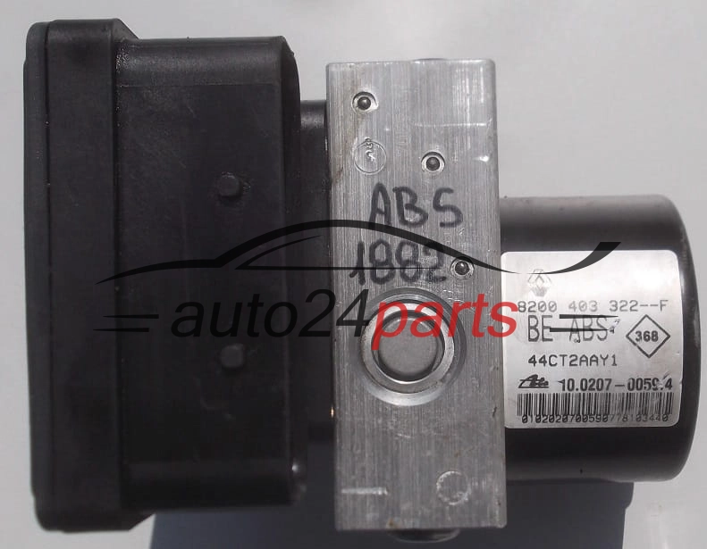ABS POMPA I STEROWNIK RENAULT TWINGO 8200 403 322 F,  44CT2AAY1, ATE 10.0207-0059.4