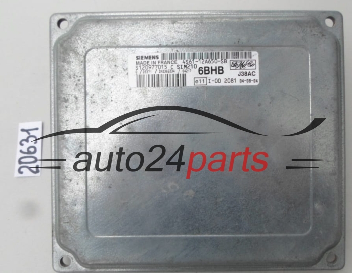 Μονάδα Ελέγχου Κινητήρα FORD FIESTA 1.3 SIEMENS SIM210 S120977013 C, S120977013C, 4S6112A650SB, 4S61-12A650-SB 6BHB
