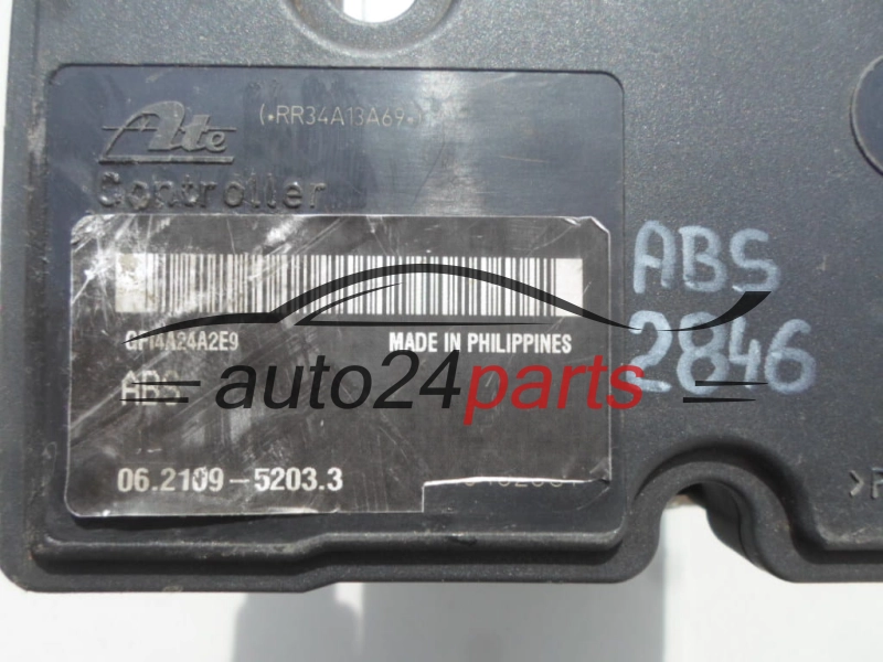 POMPE HYDRAULIQUE ET CALCULATEUR d'ABS SUZUKI SWIFT 73K1 BE 2WD, 73K1BE2WD, ATE 06.2190-0635.4, 06219006354, 06.2109-5203.3, 06210952033