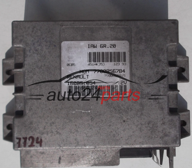 KOMPUTER STEROWNIK SILNIKA RENAULT MAGNETI MARELLI IAW 6R.20, IAW6R20, 7700856784, 7700865815, 16085.054, 16085054 