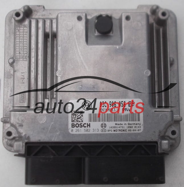 Μονάδα Ελέγχου Κινητήρα SKODA OCTAVIA 1.6 FSI BOSCH 0 261 S02 313,  03C 906 056 EB
