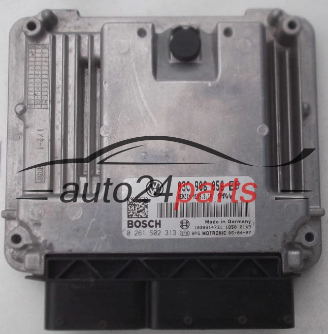 Μονάδα Ελέγχου Κινητήρα SKODA OCTAVIA 1.6 FSI BOSCH 0 261 S02 313,  03C 906 056 EB