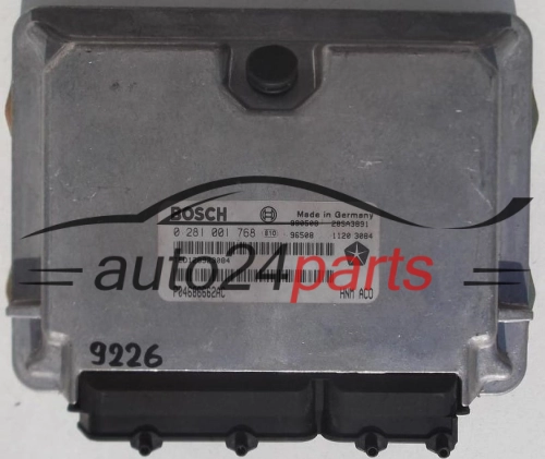KOMPUTER STEROWNIK SILNIKA CHRYSLER VOYAGER 2.5 TD BOSCH 0281001768, 0 281 001 768, P04686662AC, 4686662