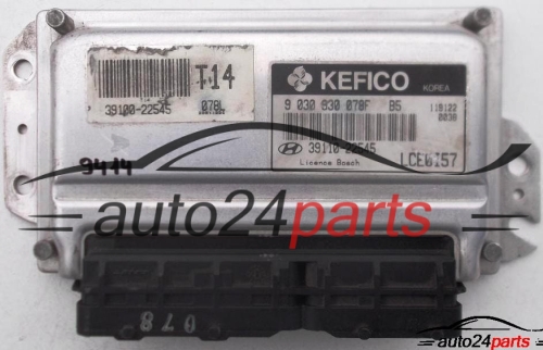 ECU ENGINE CONTROLLER HYUNDAI ACCENT II 1.5, 9 030 930 078F, 9030930078F, 39110-22545, 3911022545 