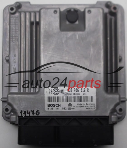 VW VOLKSWAGEN PASSAT 2.0 TDI BOSCH 0 281 011 982, 0281011982, 038 906 016 R, 038906016R