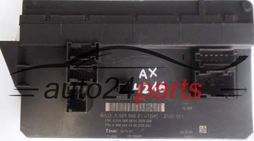 CONFORT MODULE MERCEDES W906 SPRINTER A9065452101, 9065452101, A 906 545 21 01 (04), HW A9065450601, 9065450601, A 906 545 06 01 SW A9064420400, 9064420400, A 906 442 04 00 TEMIC5276B1