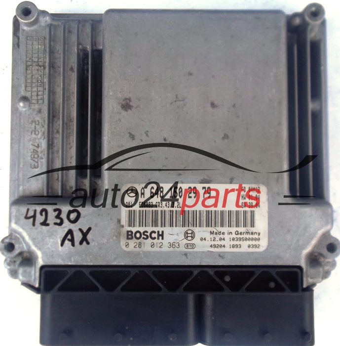 calculateur moteur pour mercedes w211 e320 3.2 cdi