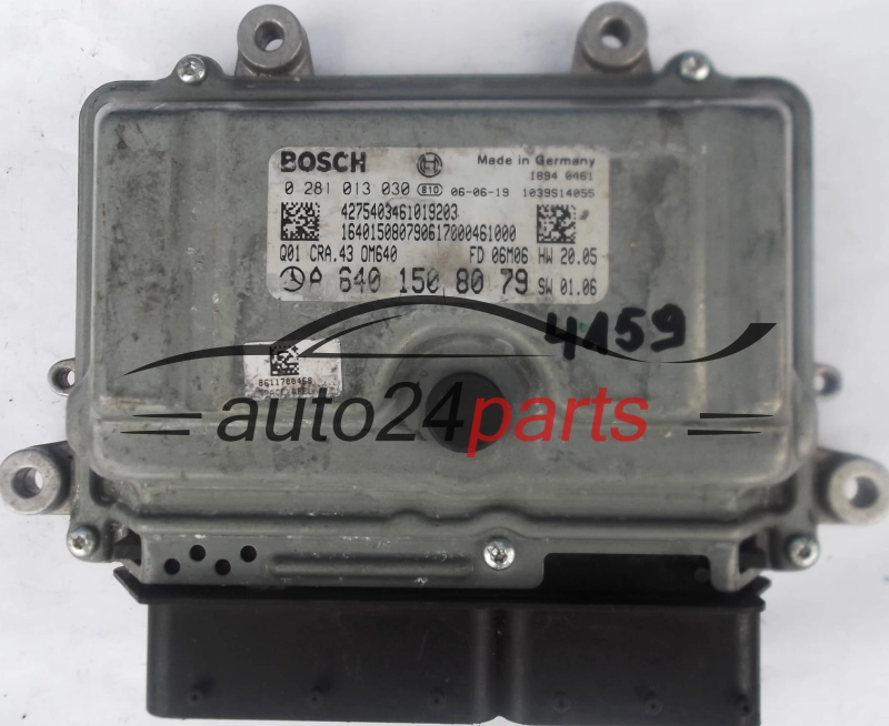 MOTORSTEUERGERÄT ECU STEUERGERAT MERCEDES W168 A180 2.0 CDI A6401508079, 6401508079, A 640 150 80 79, BOSCH 0281013030, 0 281 013 030